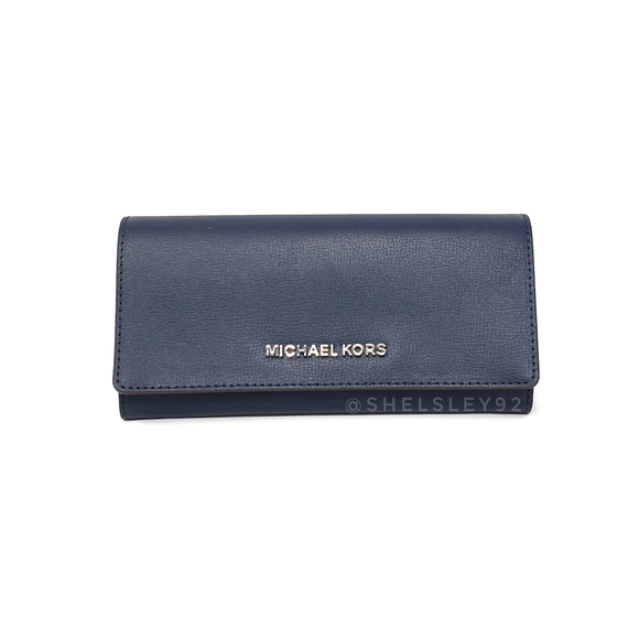 Michael Kors Large Carryall Wallet Blue